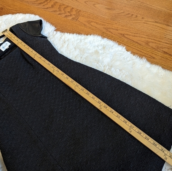 Milly tweed and leather dress black 0 - Picture 14 of 15